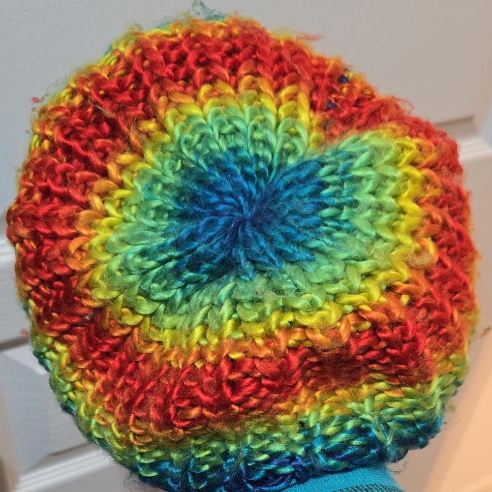 Spencer's Vibrant Rainbow Hat